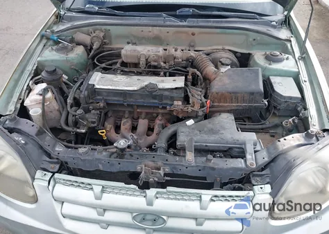 2004 Hyundai Accent Gl из США, поврежденный, VIN KMHCG45CX4U551209